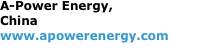 A-Power Energy,  China www.apowerenergy.com